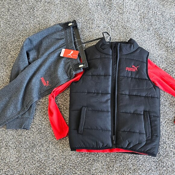 Boys Puma 3 peice Set, size XXS ( 3-4 toddler) NWT - Picture 3 of 7